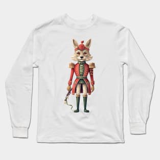 Wolf Christmas Nutcracker Long Sleeve T-Shirt